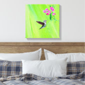 Hummingvogel und Platterbsen Malerei Leinwanddruck (Insitu (Schlafzimmer))
