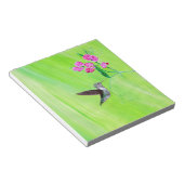 Hummingvogel und Platterbsen Malerei Notizblock (angewinkelt)