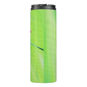 Hummingvogel und Platterbsen Malerei Thermosbecher (Rückseite)