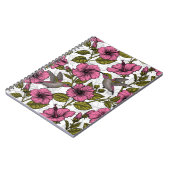 Hummingvögel und rosa Hibiskus Blume Notizblock (Linke Seite)