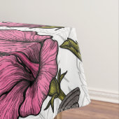 Hummingvögel und rosa Hibiskus Blume Tischdecke (Beispiel)