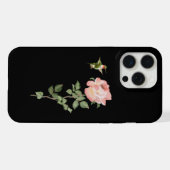 Hummingvogel und Rose iPhone Hülle (Rückseite (Horizontal))