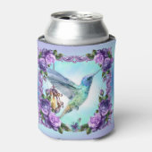 Hummingvogel und Rose kundenspezifisch abkühlen Dosenkühler (Kanne Vorderseite)