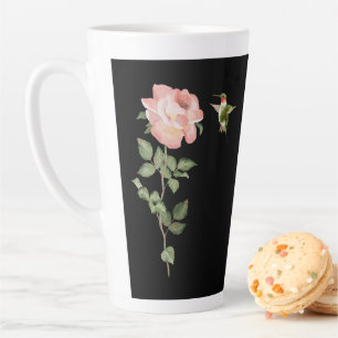 Hummingvogel und Rose Milchtasse
