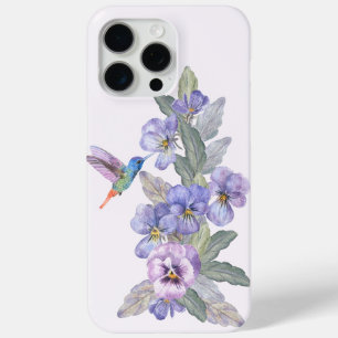 Hummingvogel und Stiefmütterchen Case-Mate iPhone Hülle