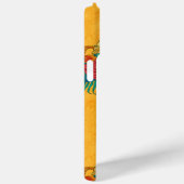 Hummingvögel und tropischer Strauß in Gelb Case-Mate iPhone Hülle (Rückseite / Rechts)