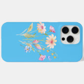 Hummingvogel und Wildblumen Case-Mate iPhone Hülle (Rückseite (Horizontal))