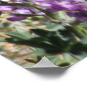 Hummingvogel und Wildblumen Digitale Kunst Poster (Ecke)