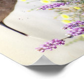 Hummingvogel und Wildblumen Digitale Kunst Poster (Ecke)