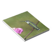 Hummingvogel und Zinnia Notizblock (angewinkelt)