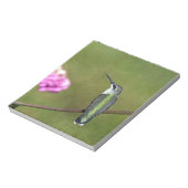 Hummingvogel und Zinnia Notizblock (Rotiert)
