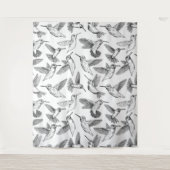 Hummingvögel Wandteppich (Vorderseite)