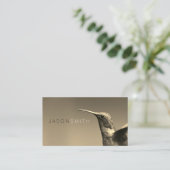 Hummingvogel | Wildlife Fotograf Visitenkarte (Stehend Vorderseite)