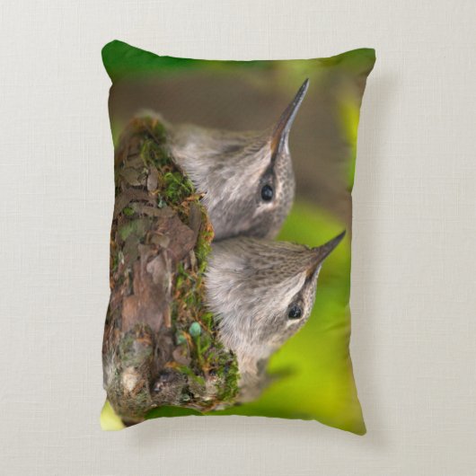 Hummingvögel Zierkissen (Rückseite(Vertikal))
