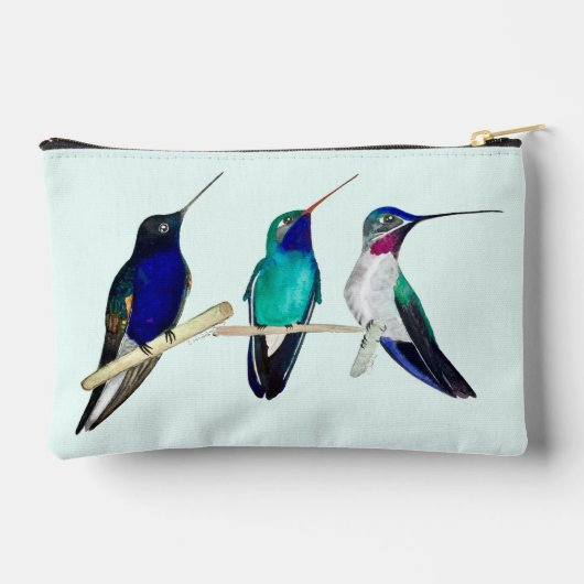 Hummingvögel Zubehörtasche (Rückseite)