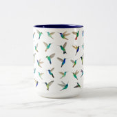 Hummingvögel Zweifarbige Tasse (Mittel)