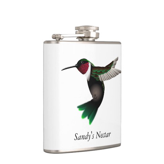 Hummingvogelflasche Flachmann (Rechts)