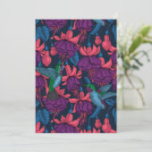 Hummingvogelgarten lila und blau (Stehend Vorderseite)