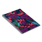 Hummingvogelgarten lila und blau notizblock (Rechte Seite)