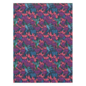 Hummingvogelgarten lila und blau tischdecke (Vorderseite)