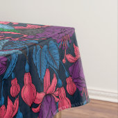 Hummingvogelgarten lila und blau tischdecke (Beispiel)