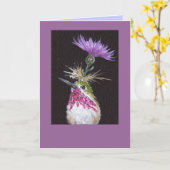 Hummingvogelkarte Karte (Gelbe Blume)