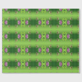 Hummingvogelmuster Geschenkpapier (Flach)