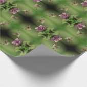 Hummingvogelmuster Geschenkpapier (Ecke)