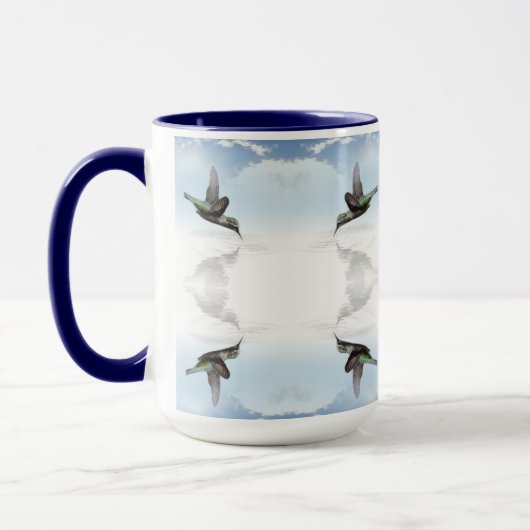 Hummingvogelmuster Tasse (Links)