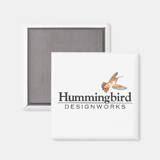 Humminngbird Designworks Magnet (Vorderseite/Rückseite)
