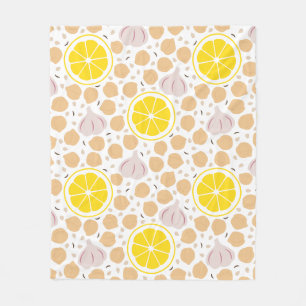 Hummus Fleece Blanket