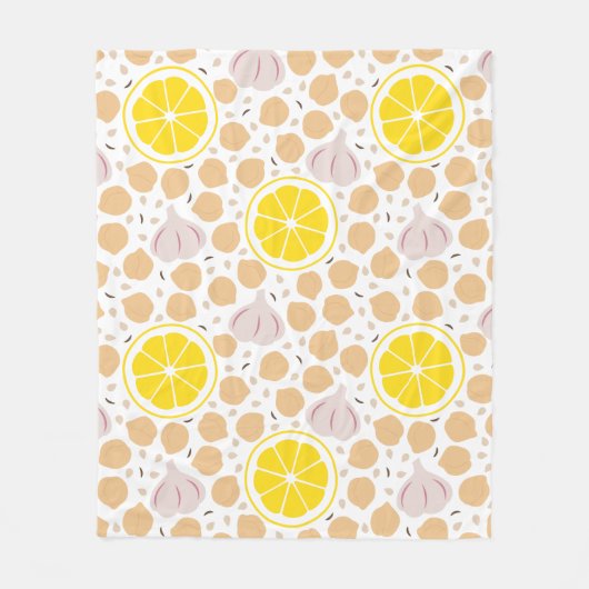 Hummus Fleece Blanket (Vorderseite)
