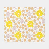 Hummus Fleece Blanket (Vorderseite (Horizontal))