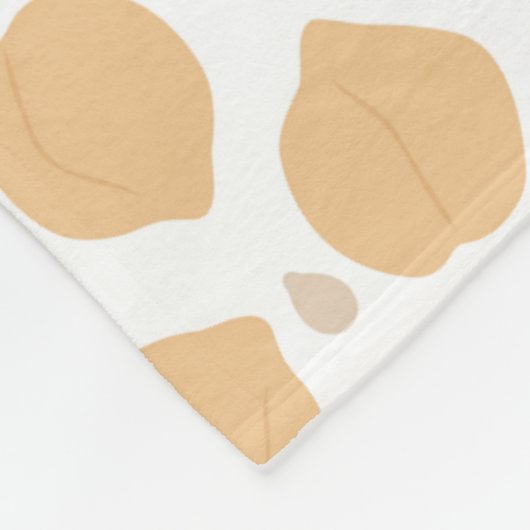 Hummus Fleece Blanket (Ecke)