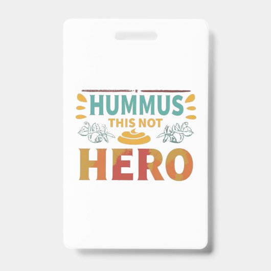 Hummus Hero Ausweis (Vorderseite)