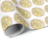 Hummus Houmous Mediterranean Middle Eastern Food Geschenkpapier (Rolleneckpunkt)