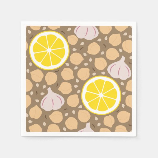 Hummus Napkins Serviette (Vorderseite)