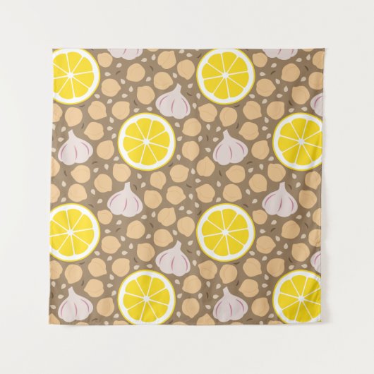 Hummus Tapestry Wandteppich (Vorderseite)