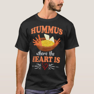 Hummus Vegane Lebensmittel Tierschutz Nahöstliche  T-Shirt