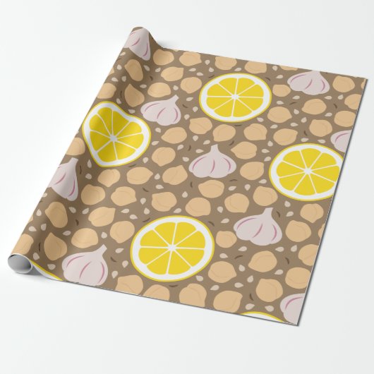 Hummus Wrapping Paper Geschenkpapier (Ungerollt)