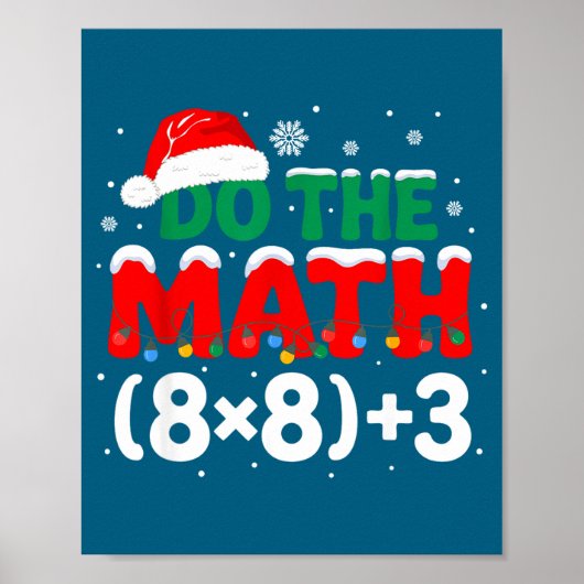 Humor 67 Do Teacher Math Special Poster (Vorne)