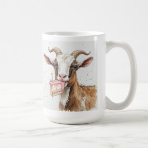 Humor Alter Ziegenbock, Tier, Haustier auf dem Bau Kaffeetasse
