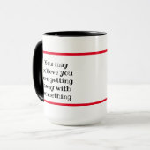 Humor, an den Sie glauben können | Ich weiß Tasse (Vorderseite Links)