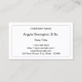 Humor, Apple, Corporate Business Card Visitenkarte (Vorderseite)