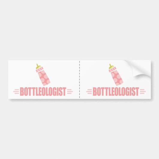 Humor-Babyflasche Autoaufkleber (Vorne)