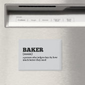 Humor Baker Definition Magnet (In Situ (Geschirrspüler))