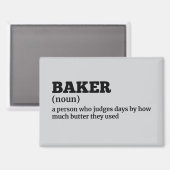 Humor Baker Definition Magnet (Vorderseite/Rückseite)