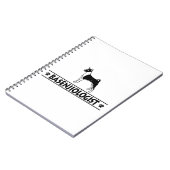 Humor BASENJI DOG Notizblock (Linke Seite)