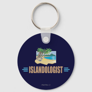 Humor Beach Insel Schlüsselanhänger