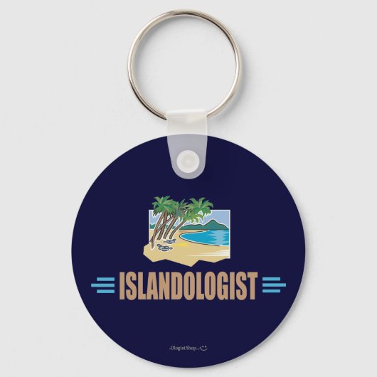 Humor Beach Island Schlüsselanhänger (Vorderseite)